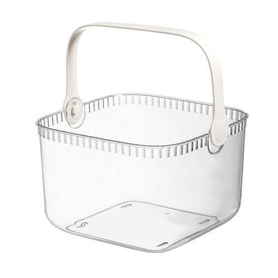 透明洗澡篮手提洗漱用品收纳筐