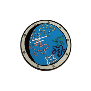 FooLii孚狸自制海绵宝宝菠萝屋金属徽章圆形动漫卡通pins夜光现货