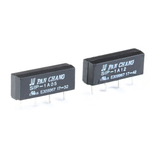 原装正品 SIP-1A05 SIP-1A12 干簧继电器 1组常开 DC5V 12V 4脚