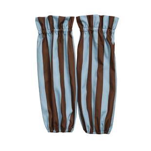 三木青禾时尚条纹袖套女厨房专用成人办公室防泼水套袖长款护袖男