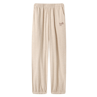 玛伦萨2025秋冬季新款加绒睡裤女可外穿宽松运动裤百搭女士休闲裤