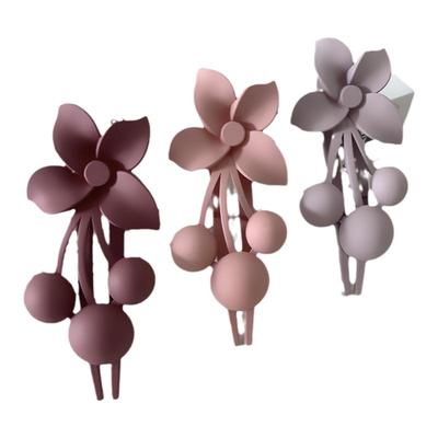 花朵鸭嘴夹温柔花花抓夹盘发发夹后脑勺一字夹女2023新款发卡夹子