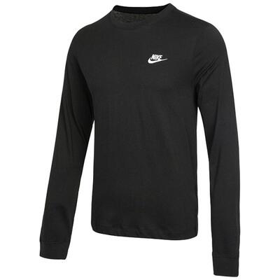 Nike耐克卫衣男上衣秋新款运动休闲刺绣长袖T恤打底衫AR5194-010