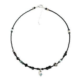 Yangui原创「鹰灵」纯银925山鹰图腾锁骨链小众设计复古情侣项链