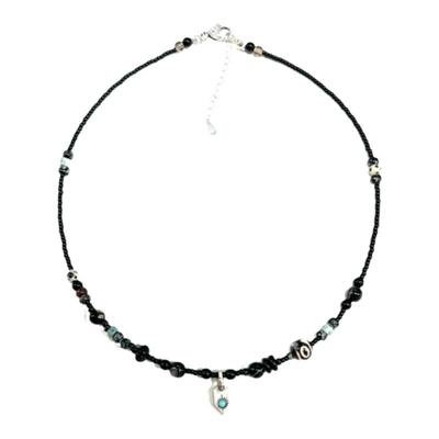 燕归原创鹰灵主坠部落风锁骨链