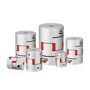 ERSIID铝合金梅花联轴器高精密星型弹性伺服电机丝杆模组连轴器