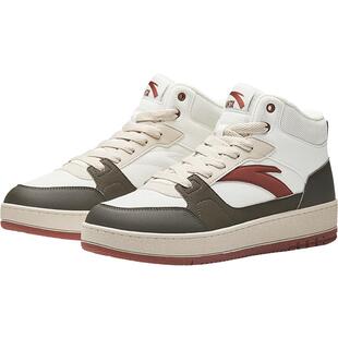 安踏高帮板鞋男鞋2026春季新款街头厚底增高运动鞋官方正品板鞋男