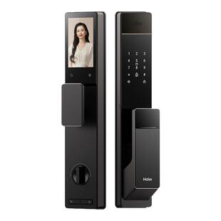 海尔智能锁P38Pro3D人脸指静脉识别密码锁智能门锁猫眼电子锁