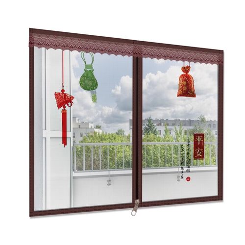 防蚊纱窗网魔术贴通风卧室窗帘自装可拆卸免打孔自粘型窗纱门帘