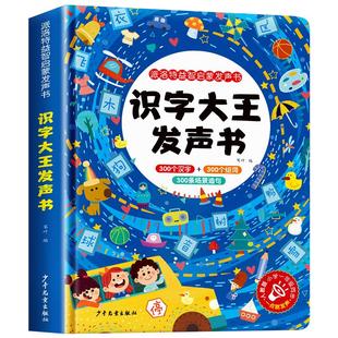 儿童识字书幼儿认字会说话的识字大王手指点读发声书儿童学习汉字2000幼儿认字早教有声看图卡片3000字学前宝宝认知启蒙教材读物