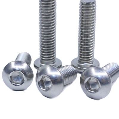 316不锈钢半圆头内六角螺丝