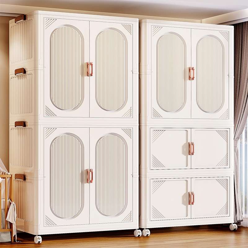 免安装宝宝衣柜加厚欧式家用折叠收纳柜成人衣物简易衣橱储物柜