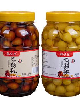 五彩广西泡椒酱香味辣椒下饭菜