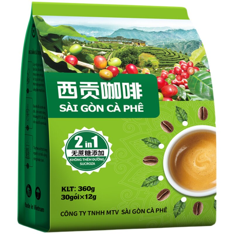 越南咖啡西贡咖啡二合一速溶咖啡速溶咖啡