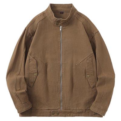 由零开始立领百搭夹克外套