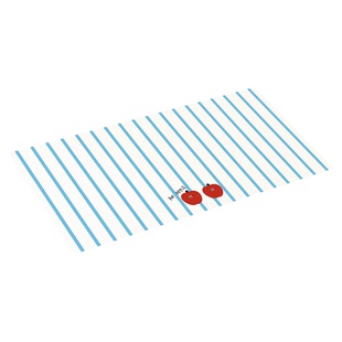 韩系ins风条纹书桌垫学生课桌电脑桌面保护垫子皮革桌布防水防油