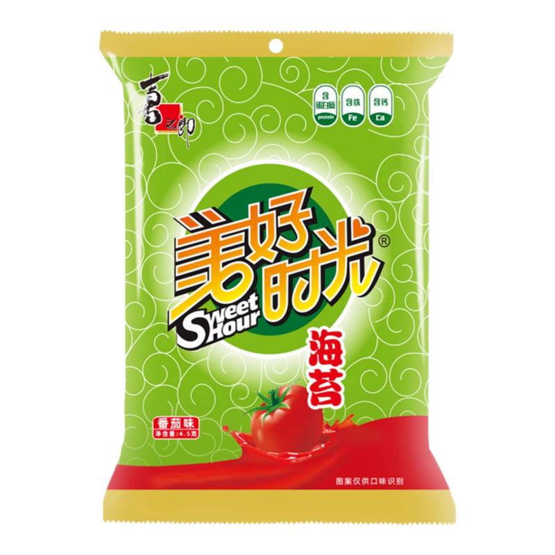 喜之郎美好时光海苔番茄味4.5g/7.5g袋装独立包装儿童零食即食