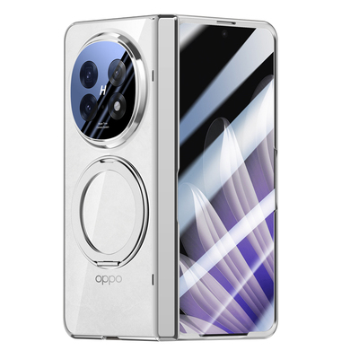 oppofindn5手机壳钻透壳膜一体