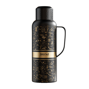 bigcar纯钛传家壶大容量保温壶家用泡焖茶壶新款热水壶机械测温