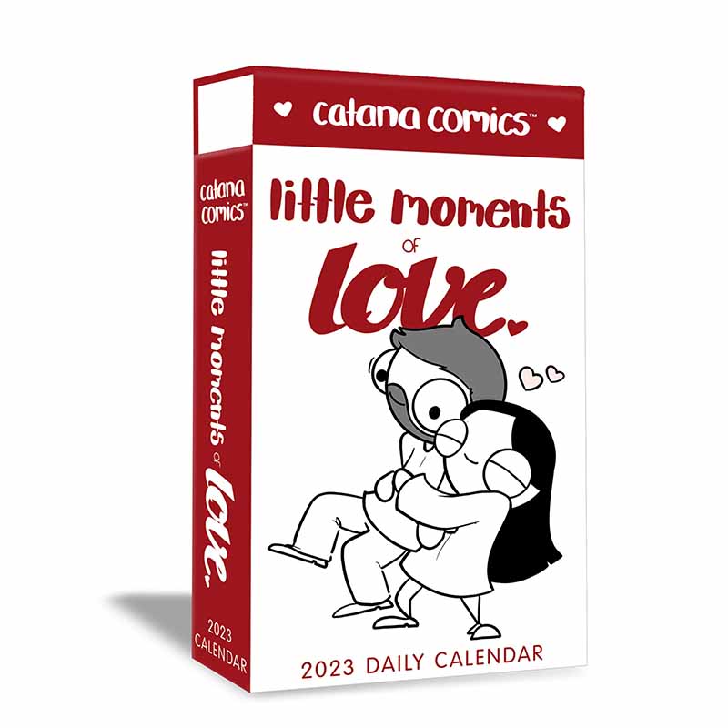【现货】Catana Comics Little Moments of Love 2023 Deluxe Day-to-Day Calendar,《卡塔纳漫画》有爱的瞬间-2023年日历豪华版