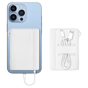 适用CUKTECH酷态科电能块自带线保护套充电宝口袋版便携10000mAh移动电源33W/30w收纳盒数据线便携收纳硅胶套