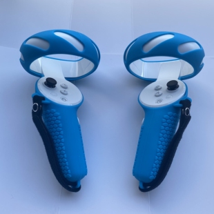 适用于PicoNeo3硅胶面罩防漏光专用手柄保护套vr配件时尚收纳包