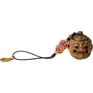 绿檀实木香囊球镂空香丸球吊坠随身佩戴无火香薰香料香包净化空气