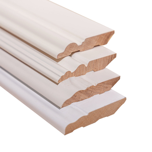 艳凌 法式欧式美式纯实木踢脚线烤漆 家居地脚线番龙眼木质加宽高