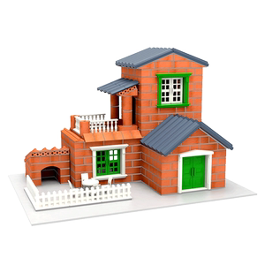 科博儿童手工建筑玩具益智仿真房屋