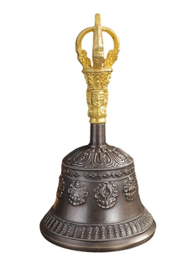 尼泊尔进口青铜手工金刚铃杵