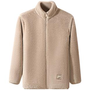 七匹狼男士睡衣男生珊瑚绒单件上衣春秋款冬季加厚加绒长袖家居服