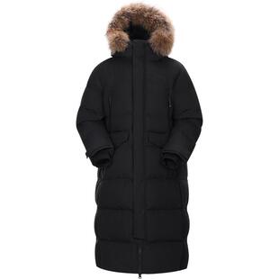 鹅绒骆驼喜马拉雅户外新年红色长款羽绒服女冬季新款冬季外套男