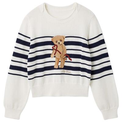 LILYBROWN百搭圆领针织衫上衣