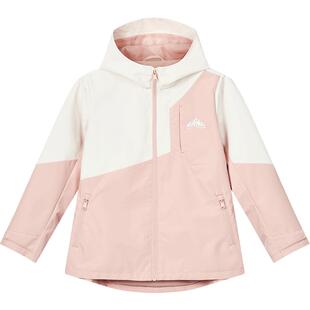 鸿星尔克童装女童春季防泼水薄款外套青少年儿童运动风衣大童上衣