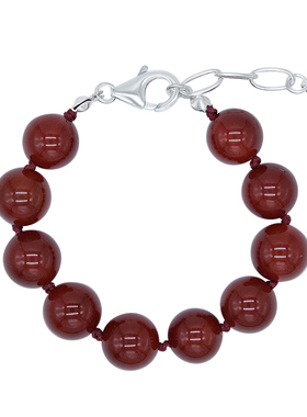 简约气质白水晶茶水晶手链女