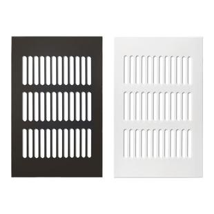 铝合金橱柜透气网长方形透气孔鞋柜通风孔装饰盖衣柜网格格栅孔盖