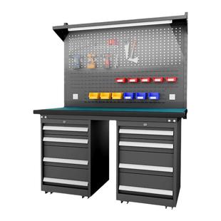 重型工作台钳工台车间操作台工厂防静电维修桌不锈钢实验桌工具桌