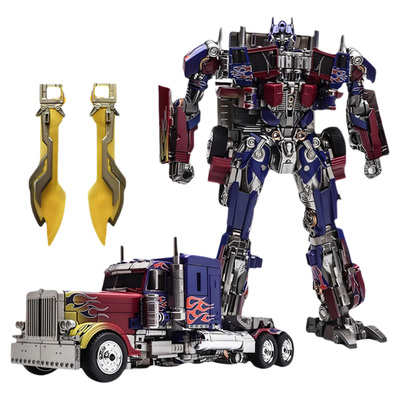 变形金刚玩具擎天柱正版合金大黄蜂男女孩模型汽车机器人拼装手办