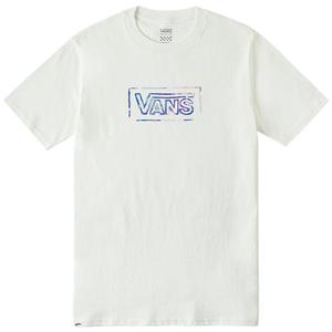 Vans范斯官方 女子纯棉短袖T恤渐变LOGO