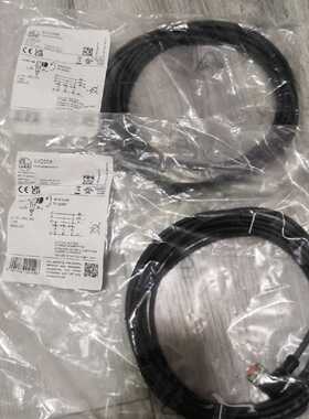 【请询价】ifm易福门EVC008开关带插头连接线，全新原包装，2