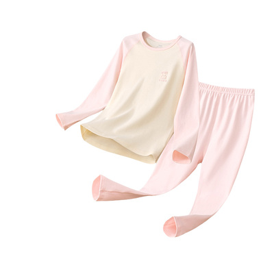 儿童秋衣套装全棉纯棉a类保暖