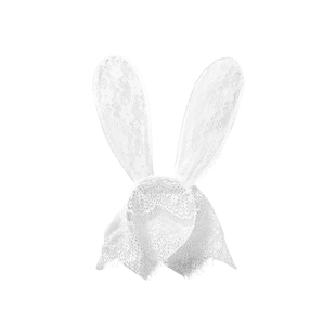 纯欲蕾丝性感兔耳眼罩发箍网红主播拍照头箍禁欲系小众高级感发饰