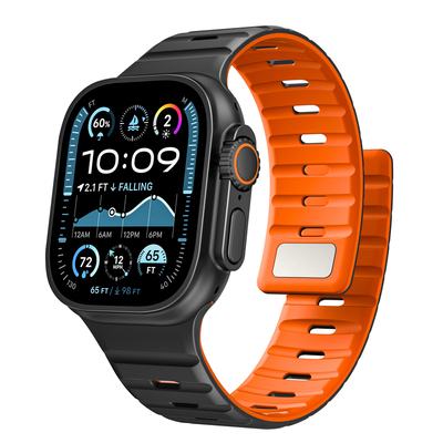 ERFG诺曼磁吸硅胶苹果手表表带