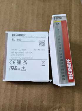 询价-倍福BECKHOFF EJ1809数字量输入模块，16路DI