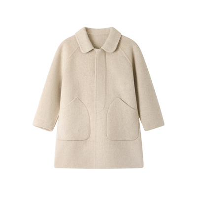 儿童双面羊绒大衣秋冬新款