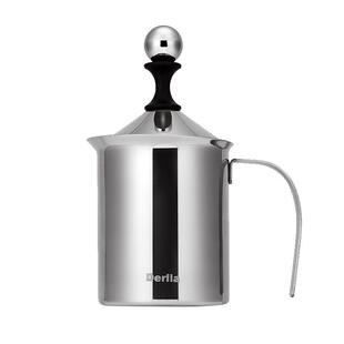 【自营】Derlla打奶泡机家用手动打奶泡壶咖啡牛奶泡杯拉花打发器