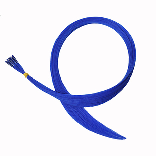 化纤彩色棒棒发接发束高温丝假发束女接发束无痕隐形炫彩扣接挑染