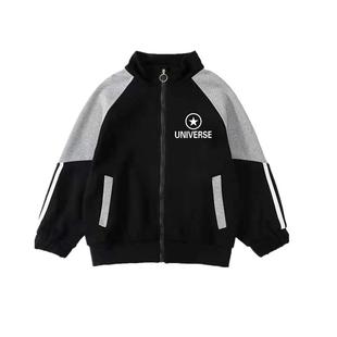 男童外套薄款春装新款洋气儿童中大童棒球服春秋运动服上衣童装男