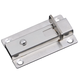 加厚不锈钢自动弹簧插销锁扣卫生间门栓子防盗木门闩小门插门销