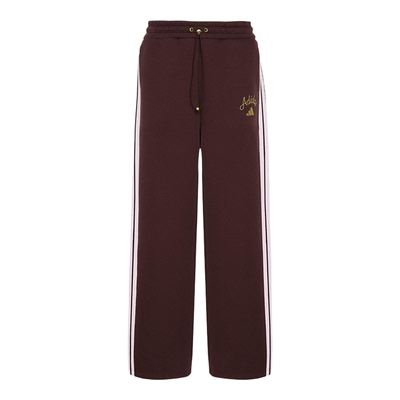 Adidas/阿迪达斯正品2025冬季款女士日常针织高腰阔腿长裤KH2704